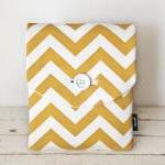 Ipad Case - Chevron Yellow..