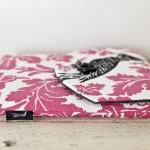 iPad Case - Pink Black Bird..