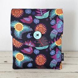 iPad Case - Birds Flowers Black Mexicana